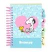 Safta Snoopy Bloc de Notas - Formato A6 - 80 Hojas de 80 g/m2 - Espiral - Tapas Duras - 4 Separadores Interiores - 10.5x14.8cm -