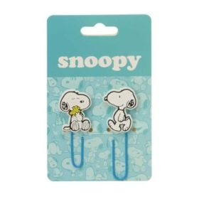 Safta Snoopy Pack de 2 Clips - Presentado en Blister - Color Azul Claro