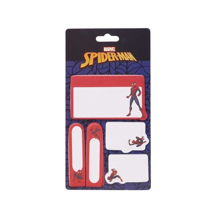 Safta Spider-Man Pack de Notas Adhesivas - Formatos Surtidos - Cabecera para Colgar - 10x20cm - Colores Surtidos