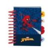 Safta Spider-Man Bloc de Notas - Formato A7 - 80 Hojas de 80 g/m2 - Espiral - Tapas Duras - 4 Separadores Interiores - 7.4x10.5c