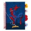 Safta Spider-Man Bloc de Notas - Formato A5 - 80 Hojas de 80 g/m2 - Espiral - Tapas Duras - 4 Separadores Interiores - 14.8x2.1c