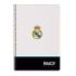Safta Real Madrid Equipacion 26/27 Libreta con Espiral - Formato Folio - 80 Hojas de 80g/m2 - Cuadricula 4x4mm - Tapas Duras Gla