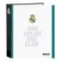 Safta Real Madrid Equipacion 26/27 Carpeta de 4 Anillas de 40mm - Formato Folio - Tapas Duras Forradas - Lomo Ancho - 27x33x6cm