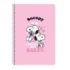 Safta Snoopy Libreta con Espiral - Formato Folio - 80 Hojas de 80g/m2 - Cuadricula 4x4mm - Tapas Duras Glasofonadas - 21.5x31x1c