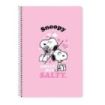 Safta Snoopy Libreta con Espiral - Formato Folio - 80 Hojas de 80g/m2 - Cuadricula 4x4mm - Tapas Duras Glasofonadas - 21.5x31x1c