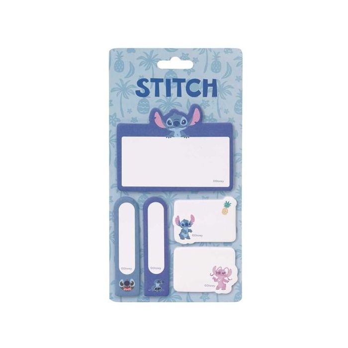 Safta Stitch Pack de Notas Adhesivas - Formatos Surtidos - Cabecera para Colgar - 10x20cm - Multicolor