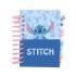 Safta Stitch Bloc de Notas - Formato A7 - 80 Hojas de 80 g/m2 - Espiral - Tapas Duras - 4 Separadores Interiores - 7.4x10.5cm -