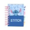 Safta Stitch Bloc de Notas - Formato A7 - 80 Hojas de 80 g/m2 - Espiral - Tapas Duras - 4 Separadores Interiores - 7.4x10.5cm -