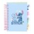 Safta Stitch Bloc de Notas - Formato A6 - 80 Hojas de 80 g/m2 - Espiral - Tapas Duras - 4 Separadores Interiores - 10.5x14.8cm -