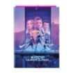 Safta K-Pop Demon Hunters Carpeta de 3 Solapas - Formato Folio - Cierre con Gomas Elasticas - Tapas Duras Forradas - 26x33.5x2.5