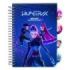 Safta K-Pop Demon Hunters Bloc de Notas - Formato A5 - 80 Hojas de 80 g/m2 - Espiral - Tapas Duras - 4 Separadores Interiores -