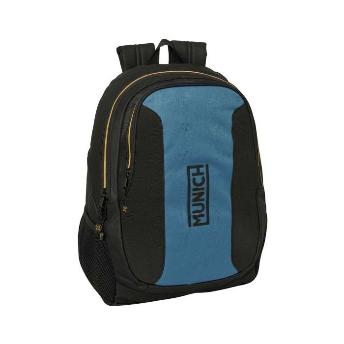 Safta Munich Mochila - 23L - Adaptable a Carro - Espalda Acolchada - Portabotellas - Cremallera con Doble Tirador - Asa de Mano