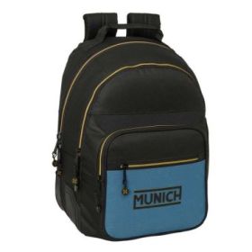 Safta Munich Mochila - Adaptable a Carro - Bolsillo Frontal - Portabotellas - Cremallera con Doble Tirador - Asa de Mano - Hombr