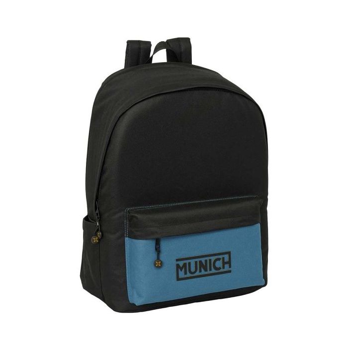 Safta Munich Mochila para Portatiles hasta 15.6  - Bolsillo para Tablet hasta 11  - Antirrobo - Asa de Mano - Conector USB - Cre
