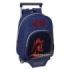 Safta Star Wars Mochila con Carro - Extraible - Portabotellas - Bolsillo Frontal - Asa de Mano - 27x33x10cm - Color Azul Marino