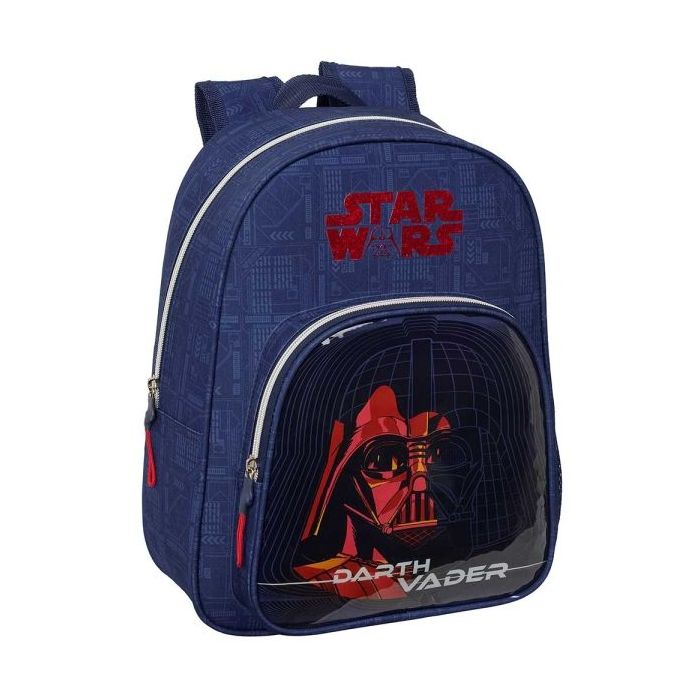 Safta Star Wars Mochila Infantil - Portabotellas - Bolsillo Frontal - Asa de Mano - Adaptable a Carro - Hombreras Acolchadas - 2