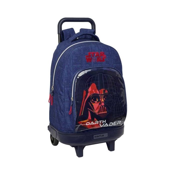 Safta Star Wars Mochila con Carro - Extraible - 33L - Portabotellas - Tarjeta de Identificacion Personal - Cremallera con Doble