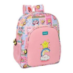 Safta Mr. Wonderful Comic Mochila - 15L - Adaptable a Carro - Bolsillo Frontal - Portabotellas - Cremallera con Doble Tirador -