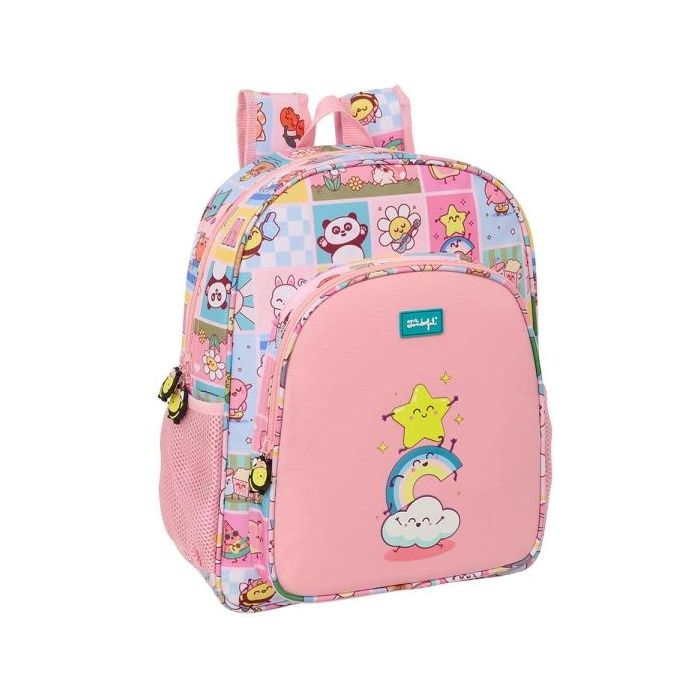 Safta Mr. Wonderful Comic Mochila - 15L - Adaptable a Carro - Bolsillo Frontal - Portabotellas - Cremallera con Doble Tirador -