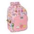 Safta Mr. Wonderful Comic Mochila - Adaptable a Carro - Bolsillo Frontal - Portabotellas - Cremallera con Doble Tirador - Asa de