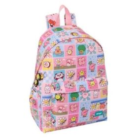 Safta Mr. Wonderful Comic Mochila para Portatiles hasta 14.1  - Portabotellas - Cremallera con Doble Tirador - Asa de Mano - Bol