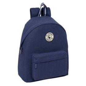 Safta el Ganso Jeans Mochila - Bolsillo Frontal - Espalda Acolchada - Hombreras Ergonomicas - Cremallera con Doble Tirador - Asa