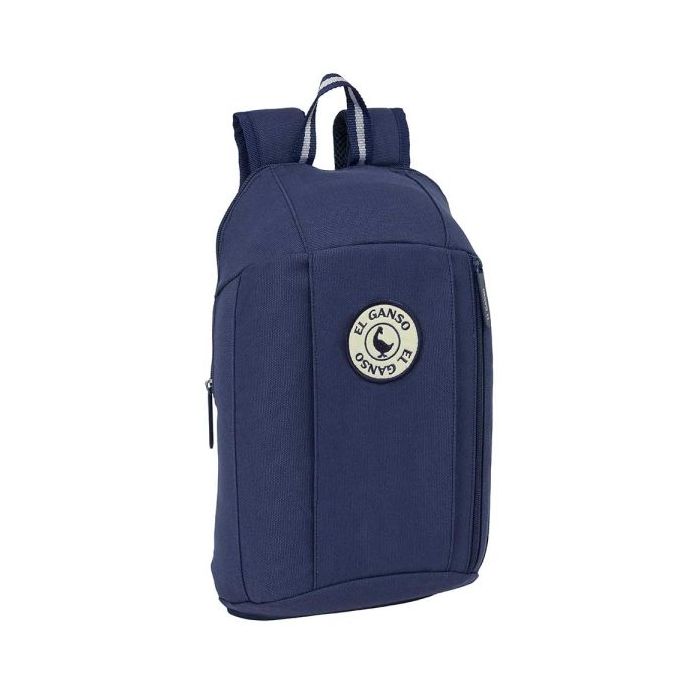 Safta el Ganso Jeans Mini Mochila - 8.5L - Hombreras Acolchadas - Cremallera Vertical - Asa Superior - Bolsillo Frontal - Ajusta