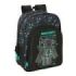 Safta Minecraft Screen Mochila Infantil - Portabotellas - Bolsillo Frontal - Adaptable a Carro - Hombreras Acolchadas - 26x34x11