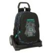 Safta Minecraft Screen Mochila con Carro - Extraible - 23L - Portabotellas - Cremallera con Doble Tirador - Asa de Mano - Espald