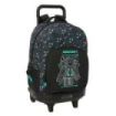Safta Minecraft Screen Mochila con Carro - Extraible - 33L - Portabotellas - Tarjeta de Identificacion Personal - Cremallera con