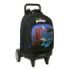 Safta Brainrot Mochila con Carro - Extraible - 33L - Portabotellas - Tarjeta de Identificacion Personal - Ruedas Antivibracion -
