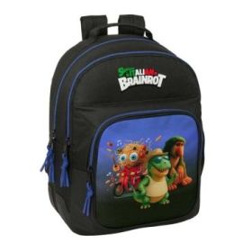 Safta Brainrot Mochila - Adaptable a Carro - Bolsillo Frontal - Portabotellas - Cremallera con Doble Tirador - Asa de Mano - Hom