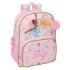 Safta Barbie Ballet Mochila - Adaptable a Carro - Bolsillo Frontal - Portabotellas - Cremallera con Doble Tirador - Asa de Mano