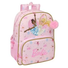 Safta Barbie Ballet Mochila - Adaptable a Carro - Bolsillo Frontal - Portabotellas - Cremallera con Doble Tirador - Asa de Mano
