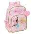 Safta Barbie Ballet Mochila Infantil - Portabotellas - Bolsillo Frontal - Adaptable a Carro - Hombreras Acolchadas - 26x34x11cm