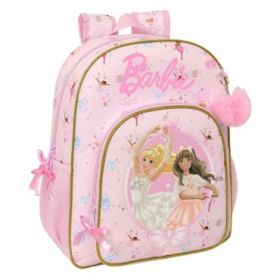 Safta Barbie Ballet Mochila - 15L - Adaptable a Carro - Bolsillo Frontal - Portabotellas - Cremallera con Doble Tirador - Asa de