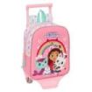 Safta Gabby's Dollhouse Mochila con Carro - Extraible - 6L - Tarjeta de Identificacion Personal - Asa de Mano - 22x27x10cm - Col