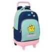 Safta Mr. Wonderful Estrella Mochila con Carro - Extraible - 33L - Portabotellas - Tarjeta de Identificacion Personal - Doble Ti