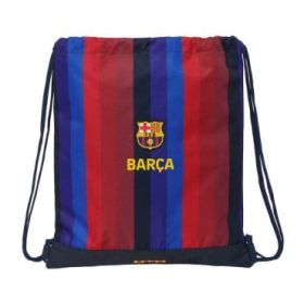 Safta F.C.Barcelona 1ª Equipacion 26/27 Saco Plano - Cierre con Cordones - Bolsillo Interior con Cremallera - 35x40x1cm - Color