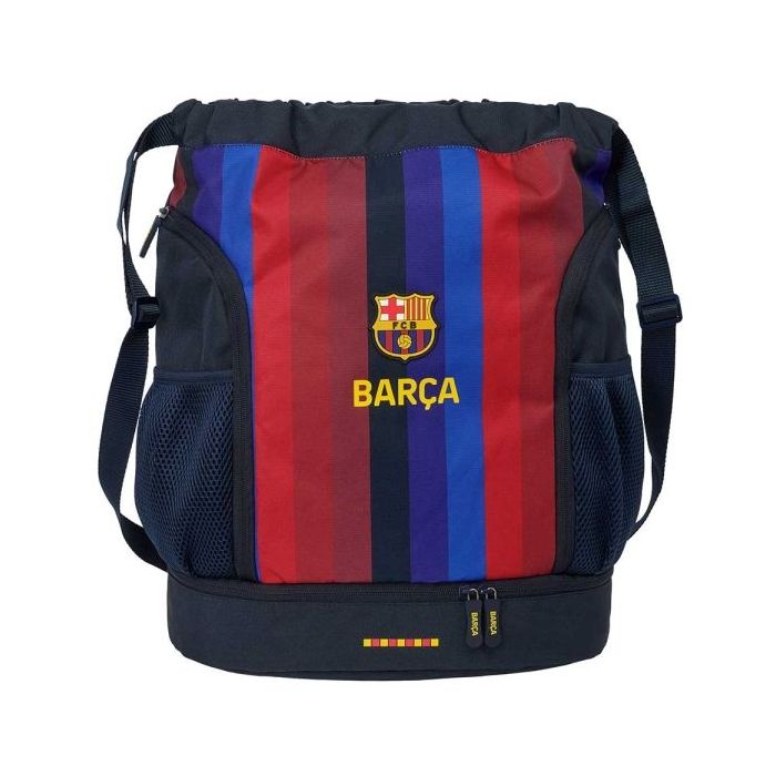 Safta F.C.Barcelona 1ª Equipacion 26/27 Saco Mochila - Cremallera Bidireccional - Portabotellas - Hombreras de Cinta Ajustables