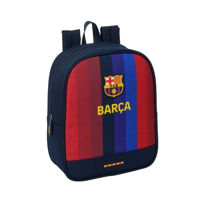 Safta F.C.Barcelona 1ª Equipacion 26/27 Mochila Guarderia - 6L - Cremallera - Asa de Mano - Tarjeta de Identificacion Personal -