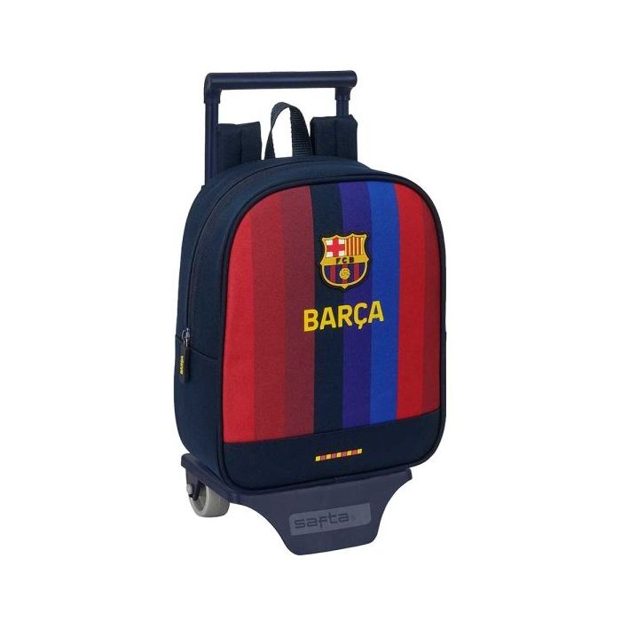 Safta F.C.Barcelona 1ª Equipacion 26/27 Mochila con Carro - Extraible - 6L - Tarjeta de Identificacion Personal - Asa de Mano -