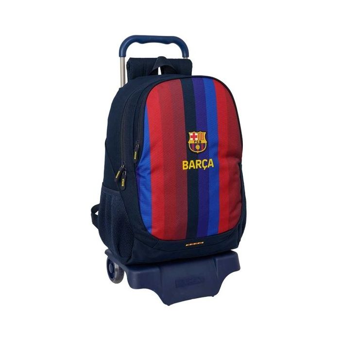 Safta F.C.Barcelona 1ª Equipacion 26/27 Mochila con Carro - Extraible - 22.5L - Portabotellas - Cremallera con Doble Tirador - A