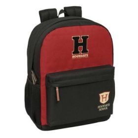 Safta Harry Potter Hogwarts Mochila - Adaptable a Carro - Bolsillo Frontal - Espalda Acolchada - Cremallera con Doble Tirador -