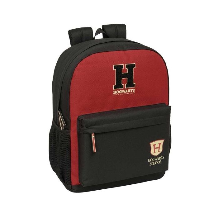 Safta Harry Potter Hogwarts Mochila - Adaptable a Carro - Bolsillo Frontal - Espalda Acolchada - Cremallera con Doble Tirador -