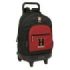 Safta Harry Potter Hogwarts Mochila con Carro - Extraible - 33L - Portabotellas - Tarjeta de Identificacion Personal - Doble Tir