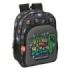 Safta Minecraft Graffiti Mochila Infantil - Portabotellas - Bolsillo Frontal - Adaptable a Carro - Hombreras Acolchadas - 26x34x