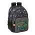 Safta Minecraft Graffiti Mochila - Adaptable a Carro - Bolsillo Frontal - Portabotellas - Cremallera con Doble Tirador - Asa de