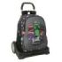 Safta Minecraft Graffiti Mochila con Carro - Extraible - 23L - Portabotellas - Cremallera con Doble Tirador - Asa de Mano - Espa