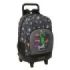 Safta Minecraft Graffiti Mochila con Carro - Extraible - 33L - Portabotellas - Tarjeta de Identificacion Personal - Cremallera c